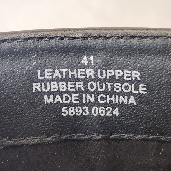 Kurt Geiger heeled booties 10 black leather Kensington Flexi ankle logo new $280 - Picture 15 of 17